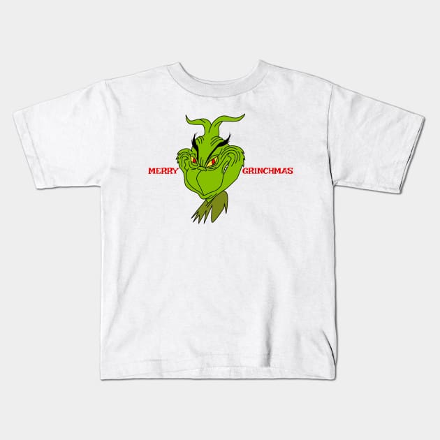 grinchmas Kids T-Shirt by screamousking